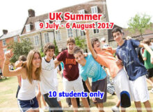 Summer group for Thai Student - 9 July - 6 August 2017