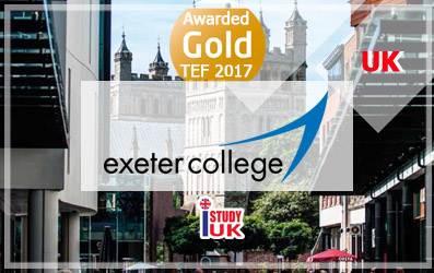 เรียน ต่อ ประเทศ อังกฤษ A-Level, IB, BTEC, Foundation อังกฤษ ราคาค่าเรียนไม่แพงที่ Exeter College UK