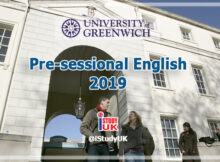 ภาษาอังกฤษสอบไอเอิ้ลได้น้อย presessional english course university of greenwich 2019 เรียนต่ออังกฤษ คะแนนภาษาอังกฤษ IELTS 4.5 5.0 5.5 6.0