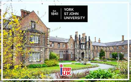 สมัครเรียนต่ออังกฤษ York St John University จบปริญญาตรี ไม่ต้องสอบไอเอิ้ล IELTS