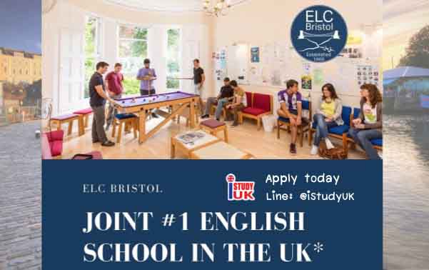 ติดต่อเอเยนต์เรียนต่อประเทศอังกฤษ สมัครเรียนภาษาอังกฤษที่ ELC Bristol English language in Bristol UK ประเทศอังกฤษ กับ เอเยนซี่ I Study UK ปรึกษาฟรีดูแลตลอดระยะเวลาในต่างแดน เจ้าหน้าที่ I Study UK ผ่านการอบรมความรู้เฉพาะโดย British Council