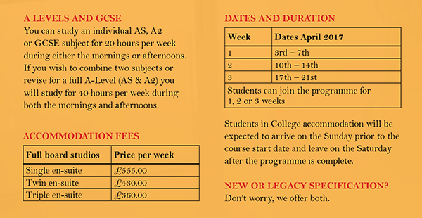 เรียนต่ออังกฤษ Easter Revision in London Alevel GCSE April 2017 กับ Astrumeducation