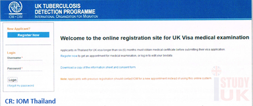การตรวจปอด TB test by IOM Thailand เพื่อเรียนต่ออังกฤษวีซ่าประเทศนักเรียนอังกฤษ