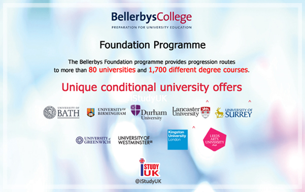 สมัครเรียนต่ออังกฤษ Foundation Bellerbys College โรงเรียนมัธยมเอกชนนานาชาติอันดับ 1 ในอังกฤษสมัคร Foundation Bellerbys College กับ เอเยนซี่ I Study UK ปรึกษาฟรีดูแลตลอดระยะเวลาในต่างแดน 