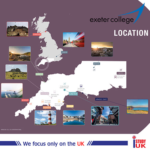 โรงเรียนทางตะวันออกประเทศอังกฤษ Exeter College เรียนต่อ A-Level, IB and Foundation ที่ประเทศอังกฤษ ณ Exeter College UK