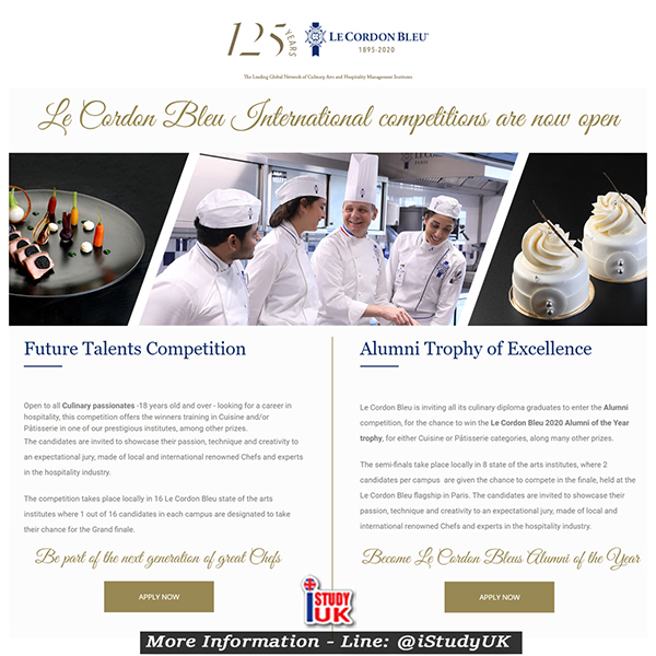 แข่งทำอาหาร ฉลอง Le Cordon Bleu ครบรอบ 125 ปี