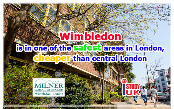 ค่าเรียนไม่แพง โรงเรียนภาษาในลอนดอน Milner School of English Wimbledon สมัครเรียนภาษาอังกฤษตอนปิดเทอมมหาวิทยาลัยที่ประเทศอังกฤษ สมัครกับ เอเยนซี่ I Study UK ปรึกษาฟรีดูแลตลอดระยะเวลาในต่างแดน