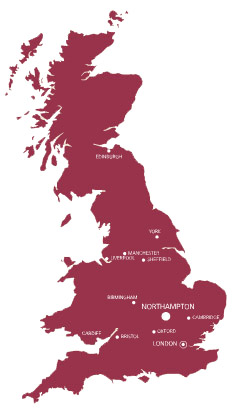 สมัครเรียนต่อปริญญาประเทศอังกฤษ University of Northampton UK มหาวิทยาลัยอังกฤษ rank ดี ค่าเรียนไม่แพง กับ เอเยนซี่ I Study UK ปรึกษาฟรีดูแลตลอดระยะเวลาในต่างแดน