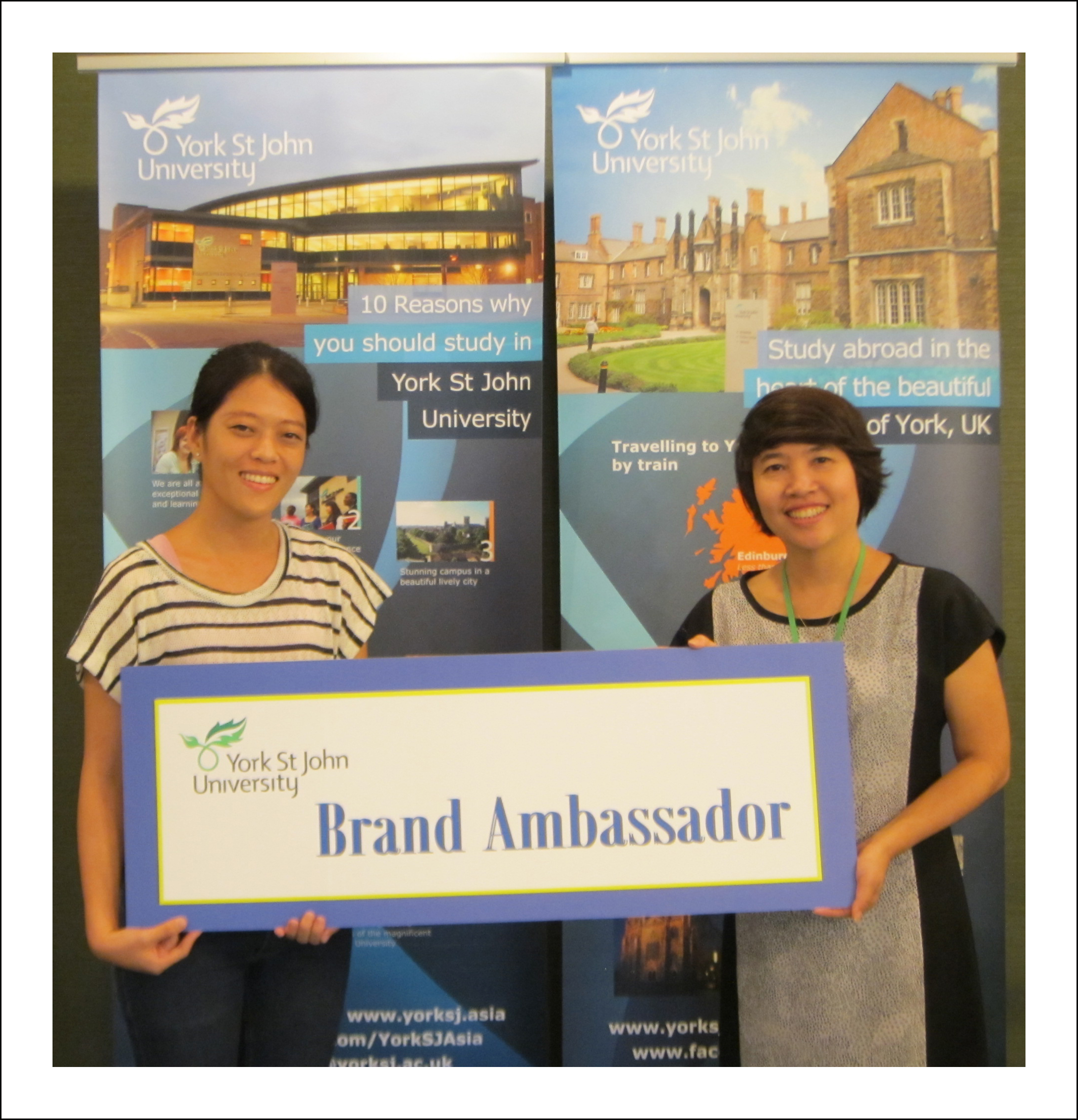 Thailand Brand Ambassador, York St John University